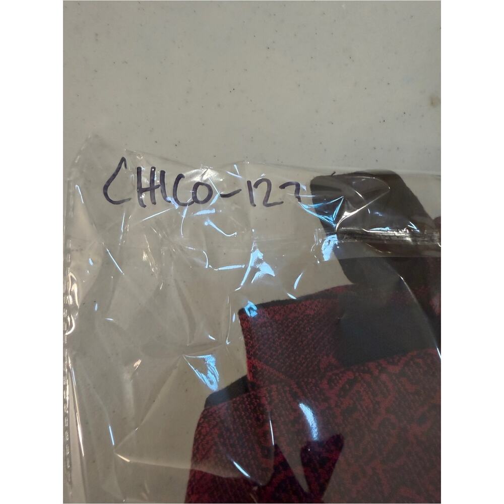 Chico's Open-Front Black Cardigan with Wine Red Patterned Accents 2 NWT - Picture 10 of 10